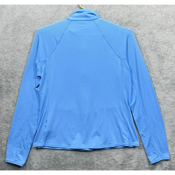 Lilly Pulitzer Kapri Luxletic Jacket Womens XL Blue Feeder Stripe Full Zip Gold‎ - Picture 4 of 10